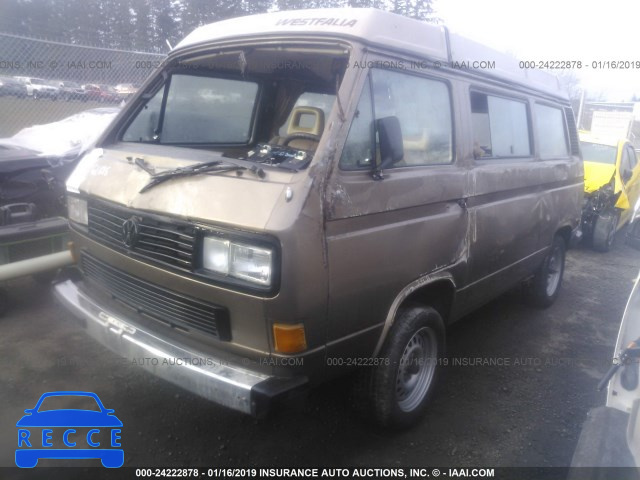 1986 VOLKSWAGEN VANAGON KOMBI WV2XB0256GH111909 зображення 1