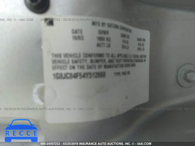 2004 SATURN LW300 LEVEL 1 1G8JC84F54Y512668 image 8