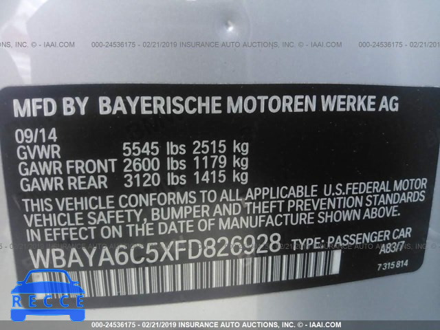 2015 BMW 740 I WBAYA6C5XFD826928 Bild 8