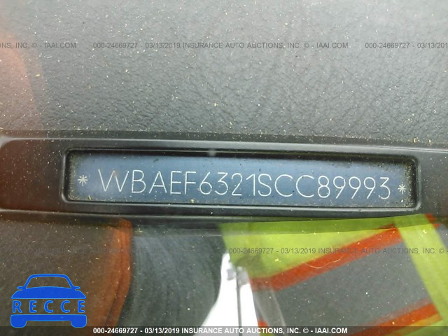 1995 BMW 840 CI AUTOMATICATIC WBAEF6321SCC89993 image 8