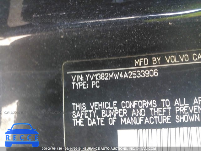 2010 VOLVO V50 YV1382MW4A2533906 image 8
