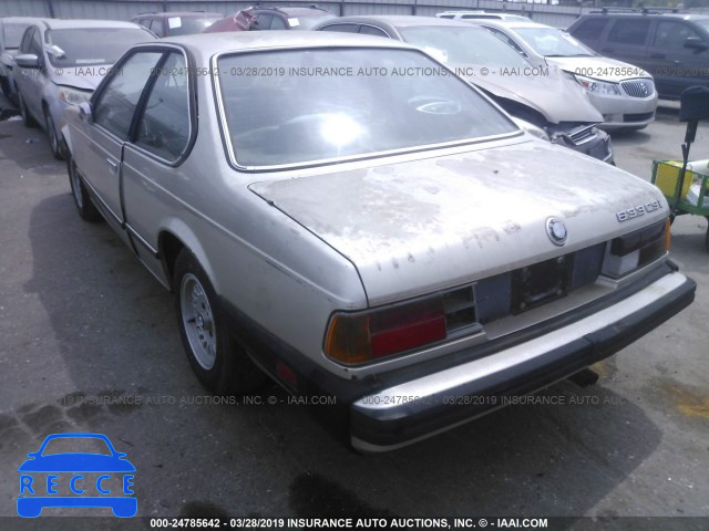 1984 BMW 633 CSI AUTOMATICATIC WBAEB8402E6996881 image 2