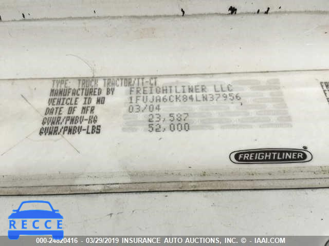 2004 FREIGHTLINER CONVENTIONAL COLUMBIA 1FUJA6CK84LN37956 image 9