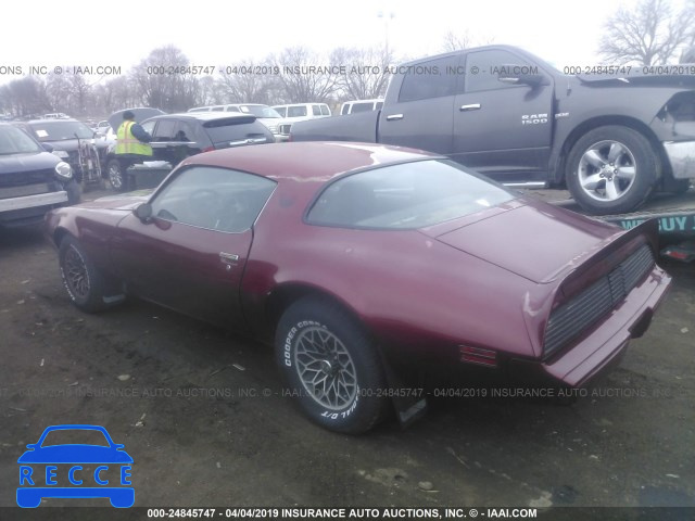 1979 PONTIAC FIREBIRD 2U87W9L209356 зображення 2