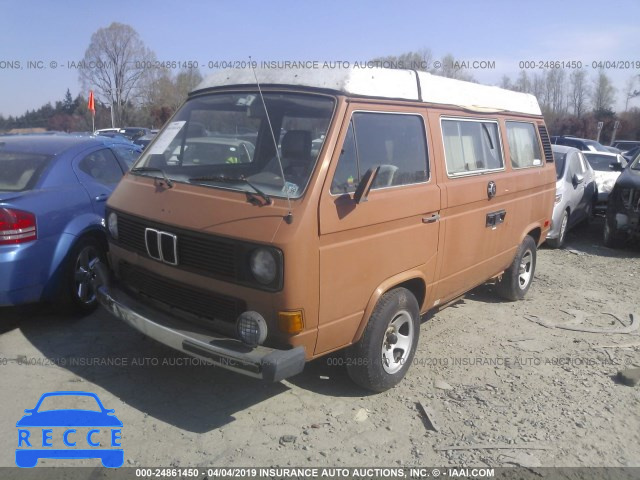 1982 VOLKSWAGEN VANAGON CAMPMOBILE WV2ZG025XCH129558 зображення 1