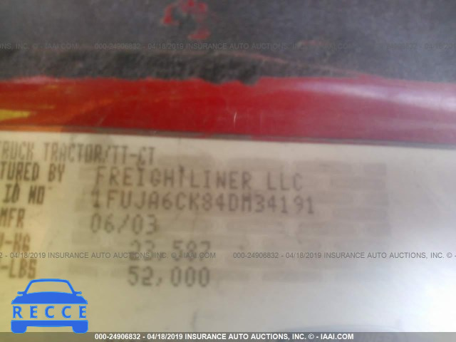 2004 FREIGHTLINER COLUMBIA COLUMBIA 1FUJA6CK84DM34191 image 8