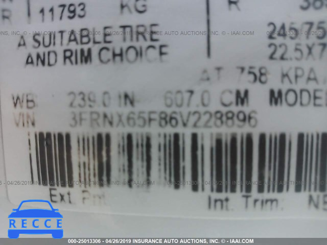 2006 FORD F650 SUPER DUTY 3FRNX65F86V228896 image 8