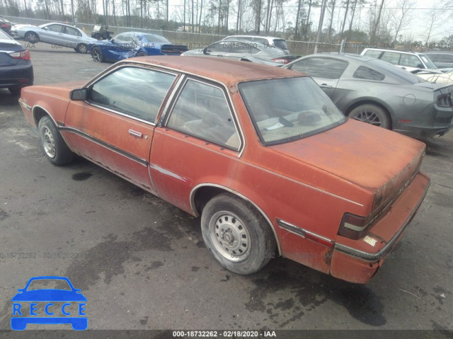 1989 BUICK SKYHAWK 1G4JS1119KJ408775 image 2