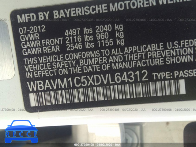 2013 BMW X1 SDRIVE28I WBAVM1C5XDVL64312 image 8