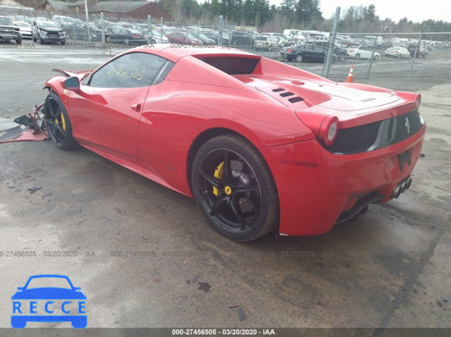 2015 FERRARI 458 SPIDER ZFF68NHA8F0211146 зображення 2