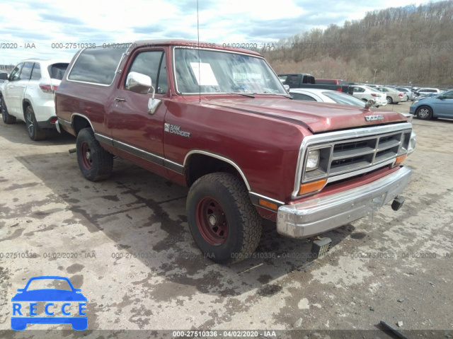 1987 DODGE RAMCHARGER AW-100 3B4GW12T9HM719182 image 0