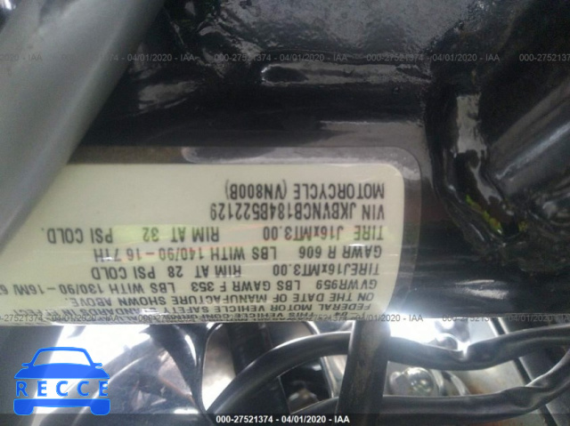 2004 KAWASAKI VN800 B JKBVNCB184B522129 зображення 9