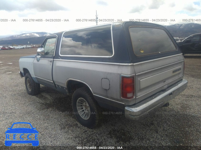 1988 DODGE RAMCHARGER AW-100 3B4GW12WXJM824636 зображення 2