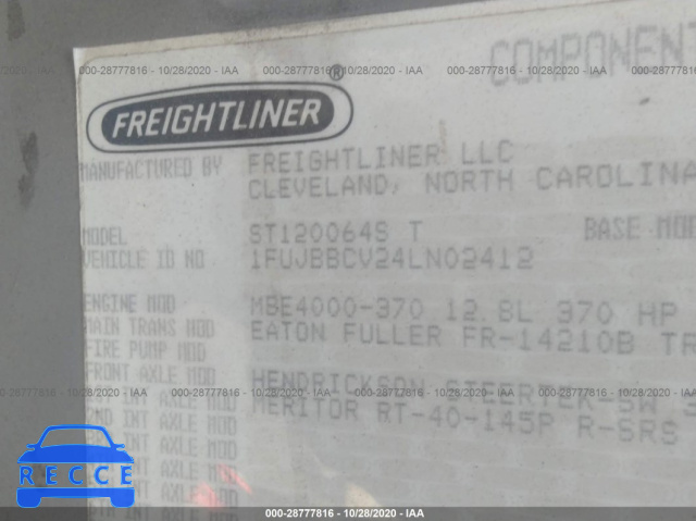 2004 FREIGHTLINER ST120 ST120 1FUJBBCV24LN02412 image 8