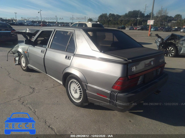 1987 ALFA ROMEO MILANO GREEN ZARDA1245H1050179 image 2