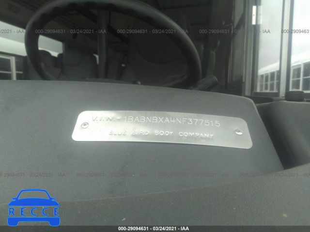 2022 BLUE BIRD BUS  1BABNBXA4NF377515 image 6