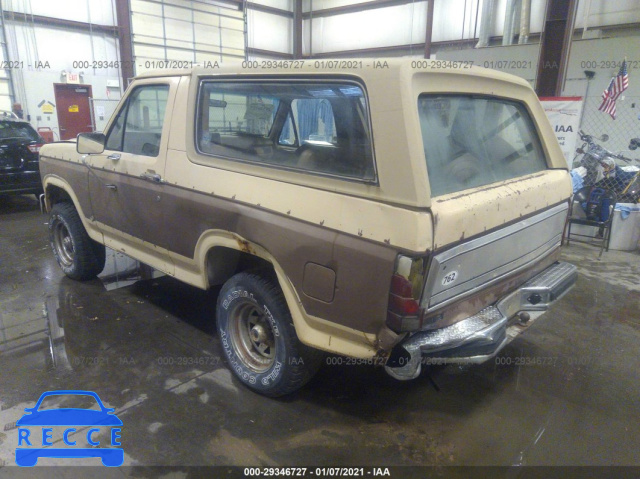 1983 FORD BRONCO U100 1FMEU15Y7DLA36461 image 2