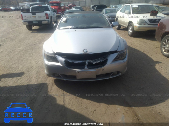 2004 BMW 6 SERIES 645CI WBAEK73474B321337 зображення 5