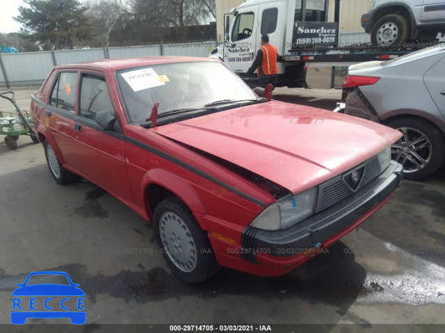 1988 ALFA ROMEO MILANO GREEN ZARDA1246J1051654 image 0