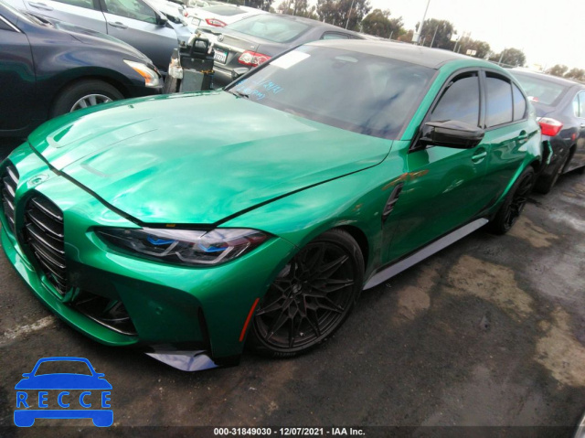 2021 BMW M3 COMPETITION WBS33AY05MFL32090 image 1