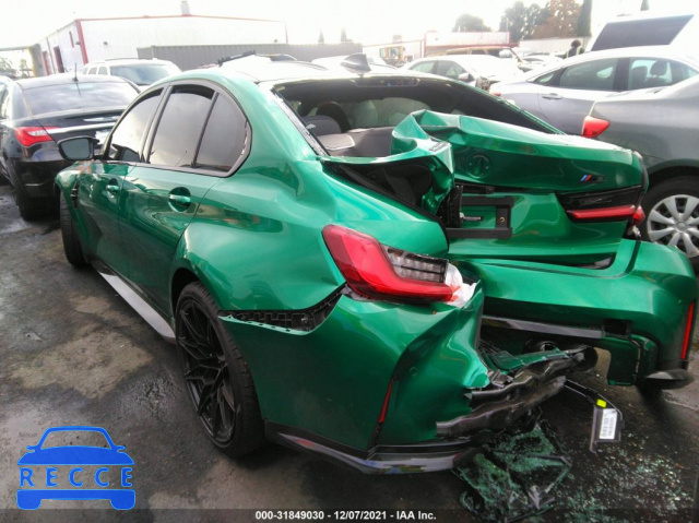 2021 BMW M3 COMPETITION WBS33AY05MFL32090 image 2