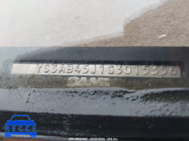 1986 SAAB 900 YS3AB45J1G3015356 image 8