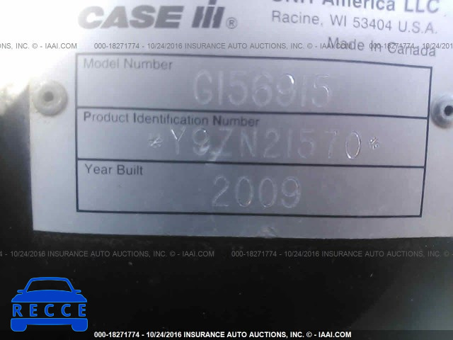 2009 CASE-INTERNATIONAL HEADER Y9ZN21570 зображення 9