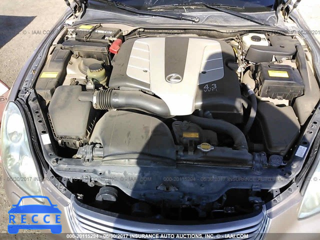 2005 LEXUS SC 430 JTHFN48Y450070331 image 9