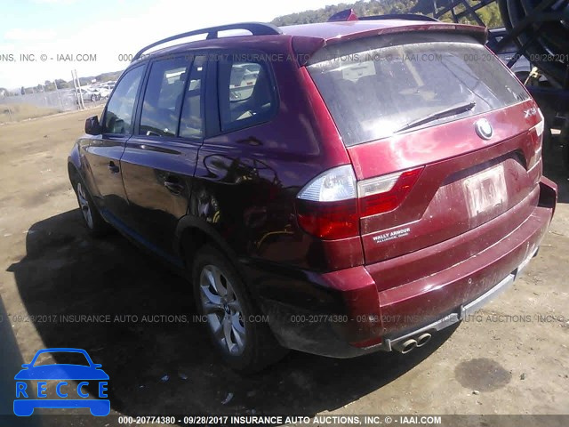 2009 BMW X3 XDRIVE30I WBXPC934X9WJ24718 зображення 2