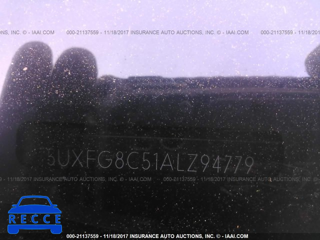 2010 BMW X6 XDRIVE50I 5UXFG8C51ALZ94779 image 8