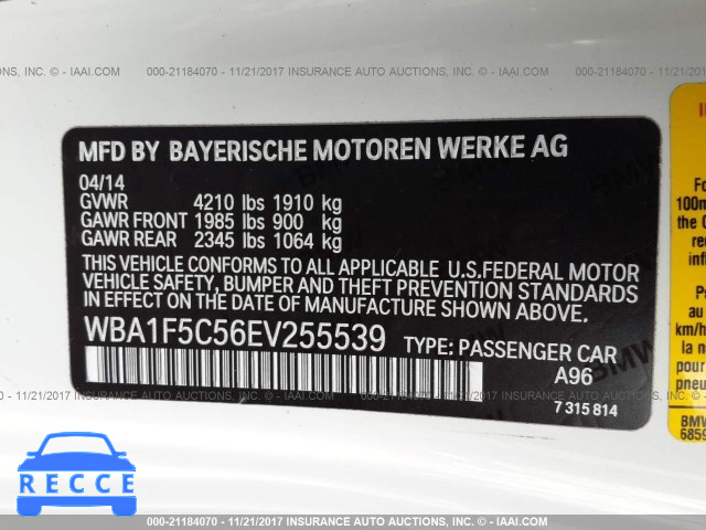 2014 BMW 228 I WBA1F5C56EV255539 Bild 8