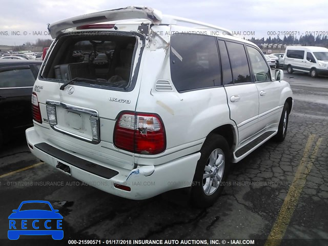 2004 LEXUS LX 470 JTJHT00W443542962 image 3