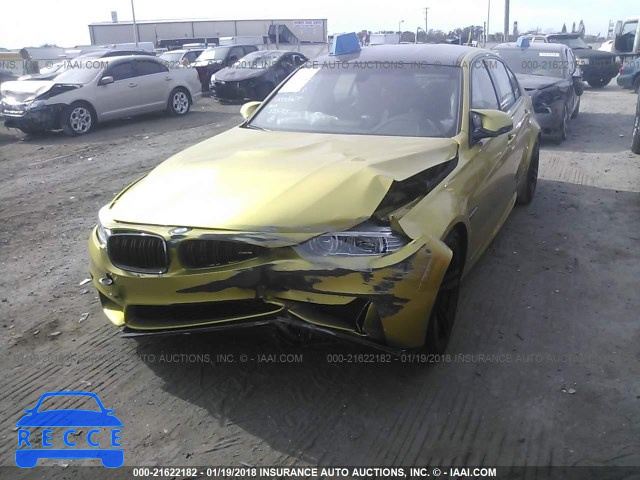 2015 BMW M3 WBS3C9C59FP803947 image 1