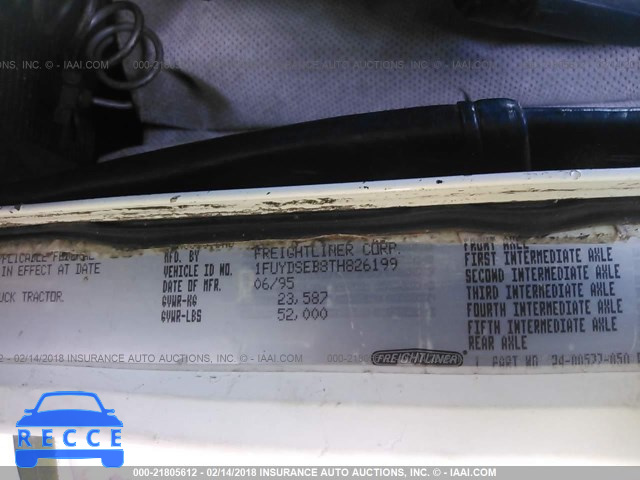 1996 FREIGHTLINER FLD FLD120 1FUYDSEB8TH826199 image 9