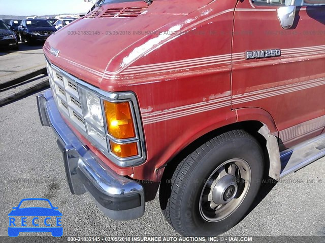 1992 DODGE RAM VAN B250 2B6HB21Y7NK112205 image 5