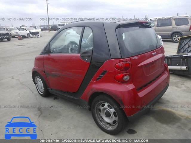 2012 SMART FORTWO PURE/PASSION WMEEJ3BA8CK569439 зображення 2