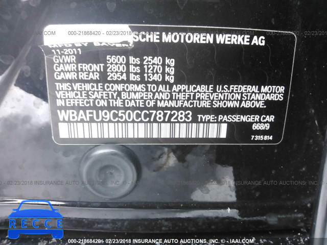 2012 BMW 550 XI WBAFU9C50CC787283 Bild 8