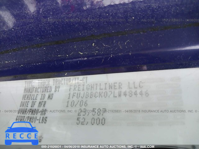 2007 FREIGHTLINER ST120 ST120 1FUJBBCK07LW48446 зображення 9