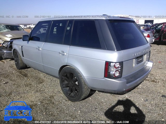 2012 LAND ROVER RANGE ROVER HSE SALME1D47CA365658 зображення 2