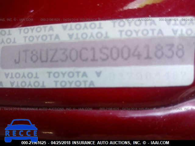 1995 LEXUS SC 400 JT8UZ30C1S0041838 image 8