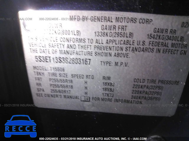 2008 SAAB 9-7X 4.2I 5S3ET13S382803167 image 8