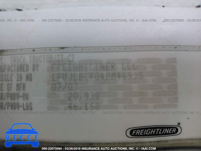 2004 FREIGHTLINER ST120 ST120 1FUJBBCV04PM46995 image 9