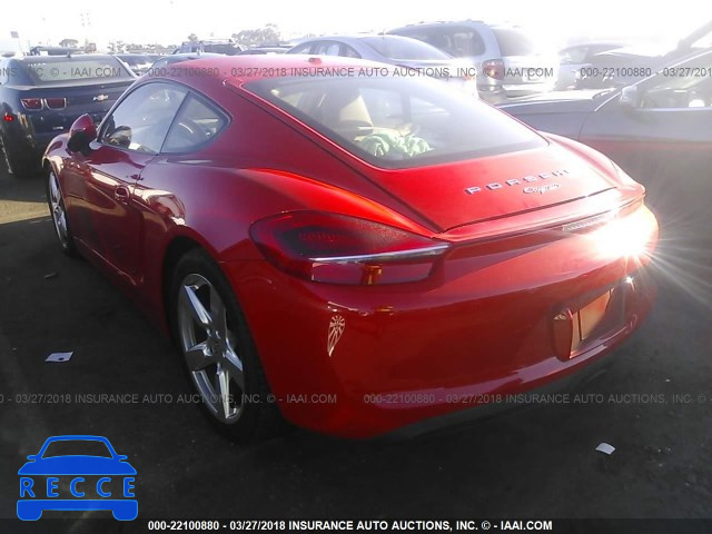 2014 PORSCHE CAYMAN WP0AA2A80EK172056 image 2