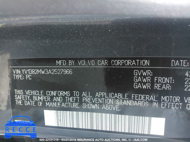 2010 VOLVO V50 2.4I YV1382MW3A2527966 зображення 8