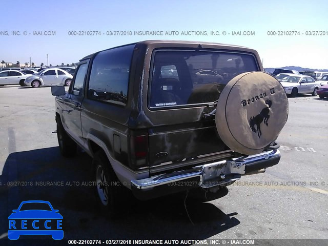 1987 FORD BRONCO II 1FMCU12T4HUC58696 image 2