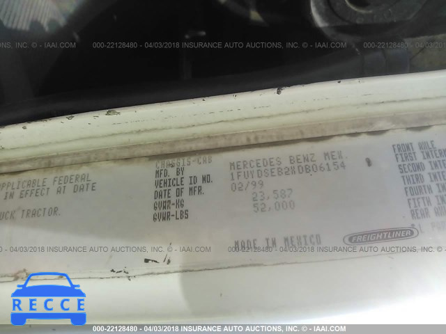 1999 FREIGHTLINER CONVENTIONAL FLD120 1FUYDSEB2XDB06154 image 9