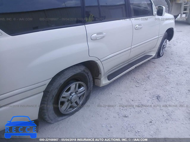 2001 LEXUS LX 470 JTJHT00W613511417 image 5