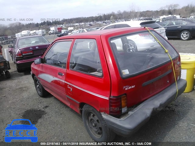 1992 FORD FESTIVA L KNJPT05H5N6109611 image 2