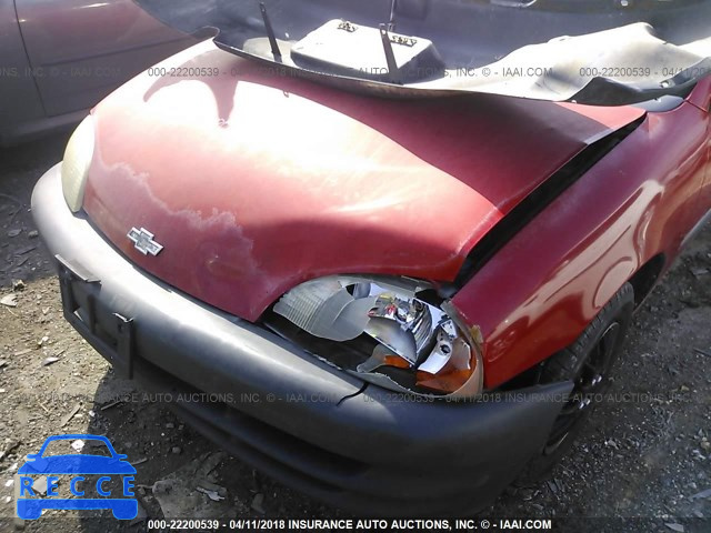 1998 CHEVROLET METRO 2C1MR2265W6724848 image 5