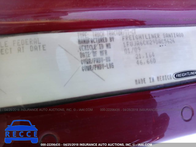2009 FREIGHTLINER COLUMBIA COLUMBIA 1FUJA6CK29DAC5626 Bild 9